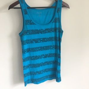 Blue American Tank Top